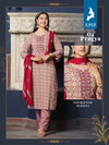 Pragya By Kaya Cotton Printed Plus Size Kurti With Bottom Dupatta Wholesale Price In Surat